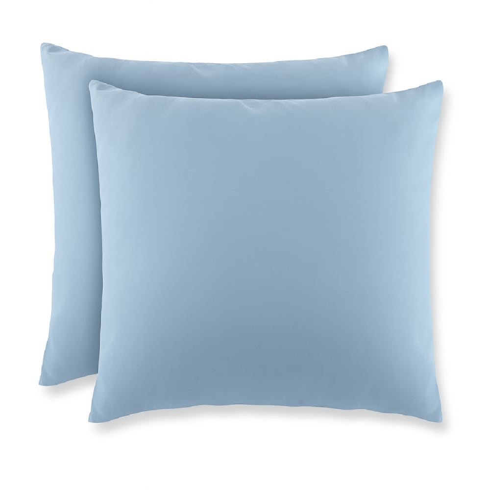 Lot de 2 taies d'oreiller 2 en 1 - alèse absorbante intégrée - coloris