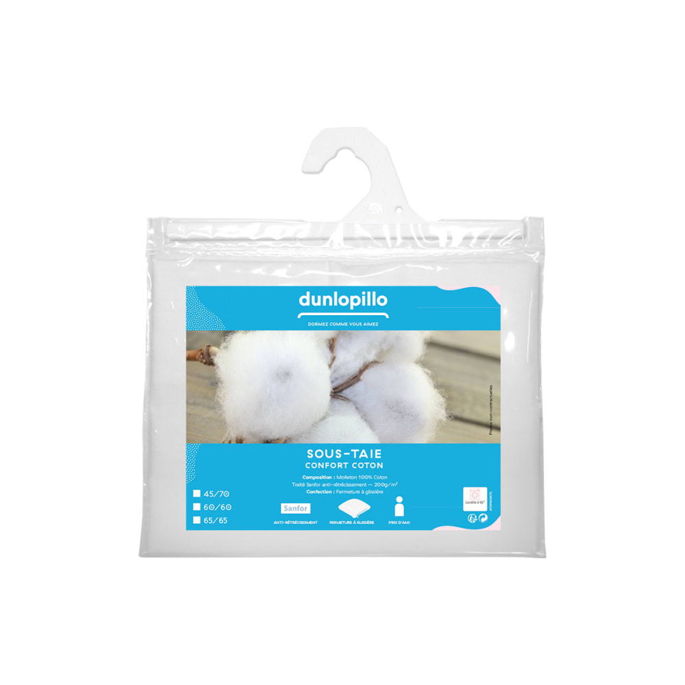 Sous taie confort coton 45x70 cm - Maisons du Monde