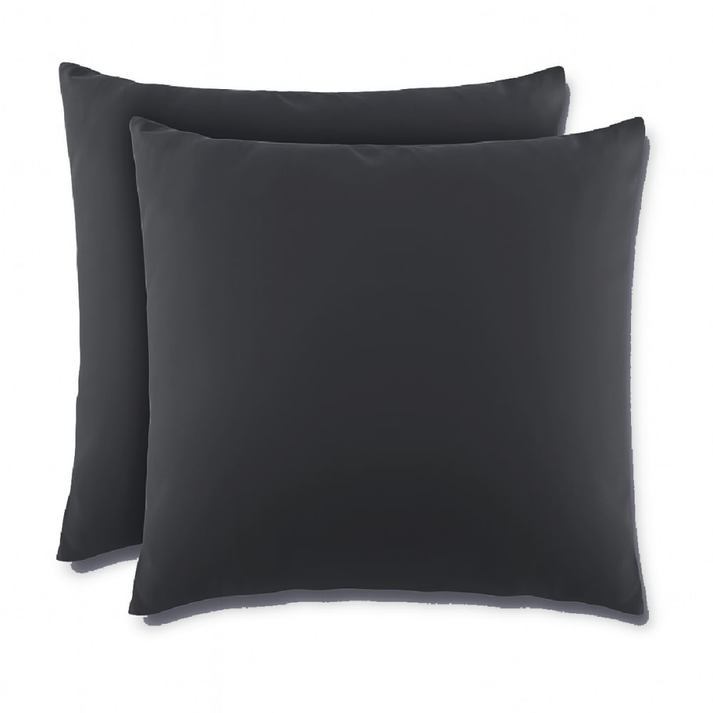 Lot de 2 taies d'oreiller 2 en 1 - alèse absorbante intégrée - coloris