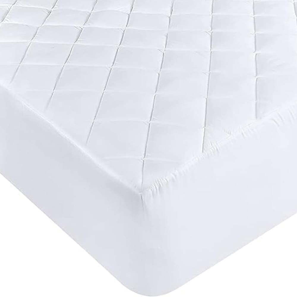 Protège matelas polyester blanc 120x60 cm