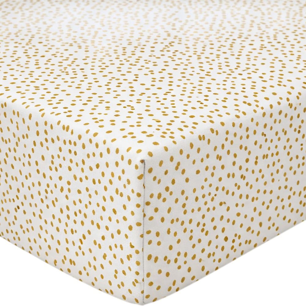 Drap housse coton beige 160x200 cm
