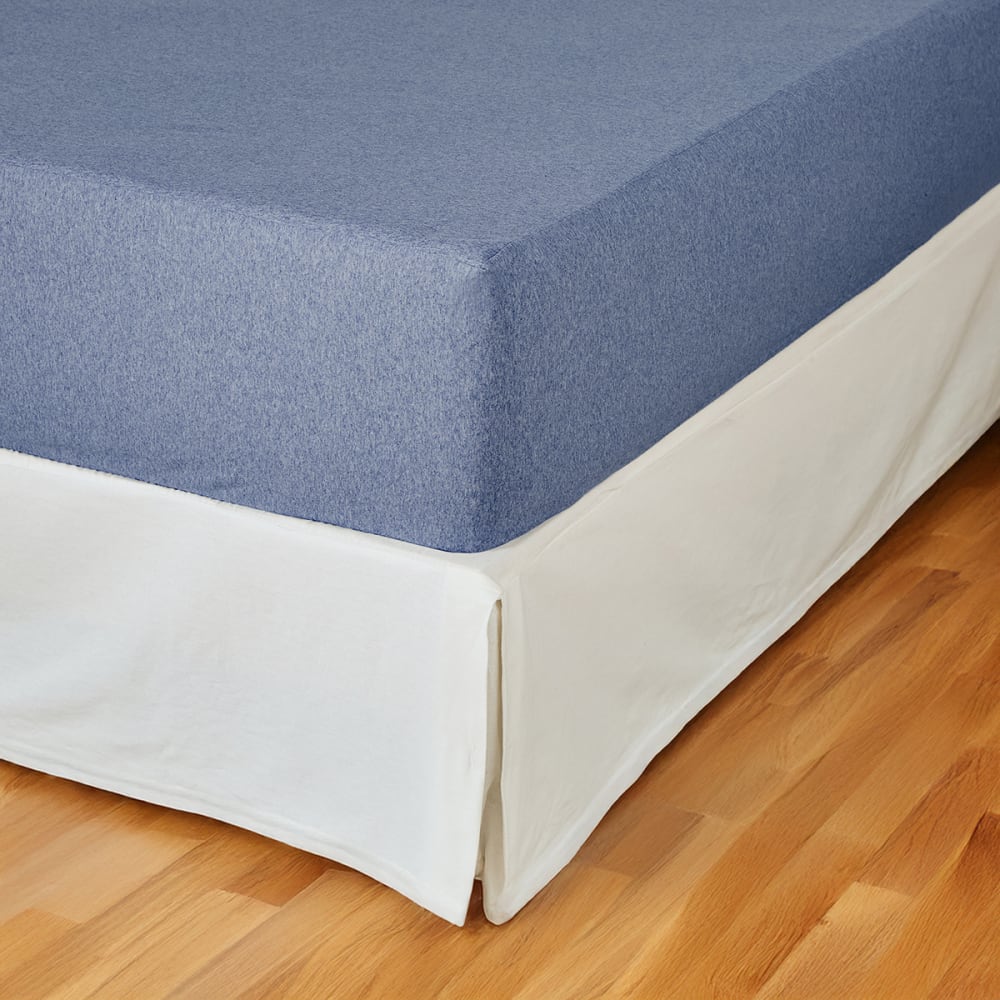 Protège matelas 2 en 1 imperméable bleu 90x190 cm Protège matelas 2 en 1 imperméable bleu 90x190 cm