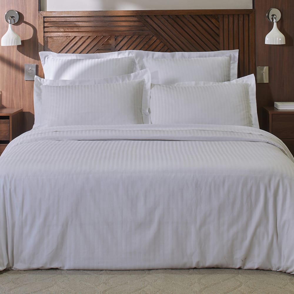Housse de lit satin de