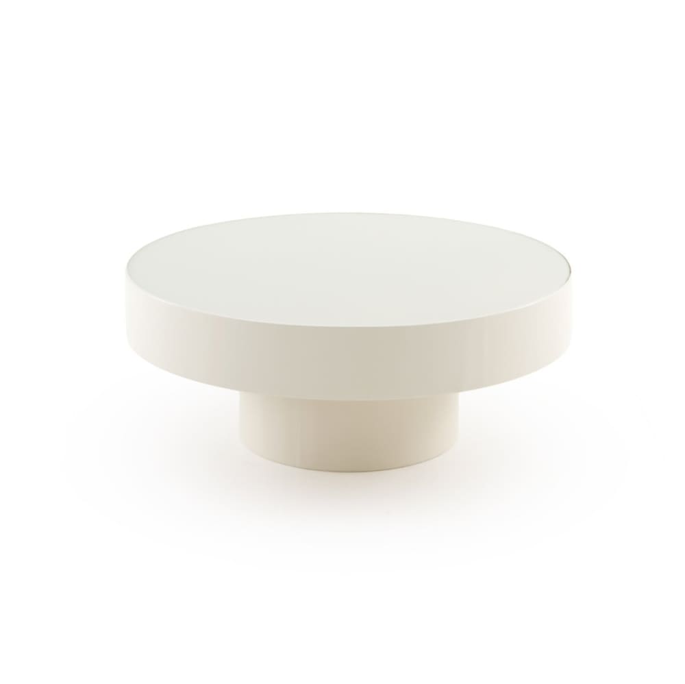 Table d'appoint en métal - verre couleur