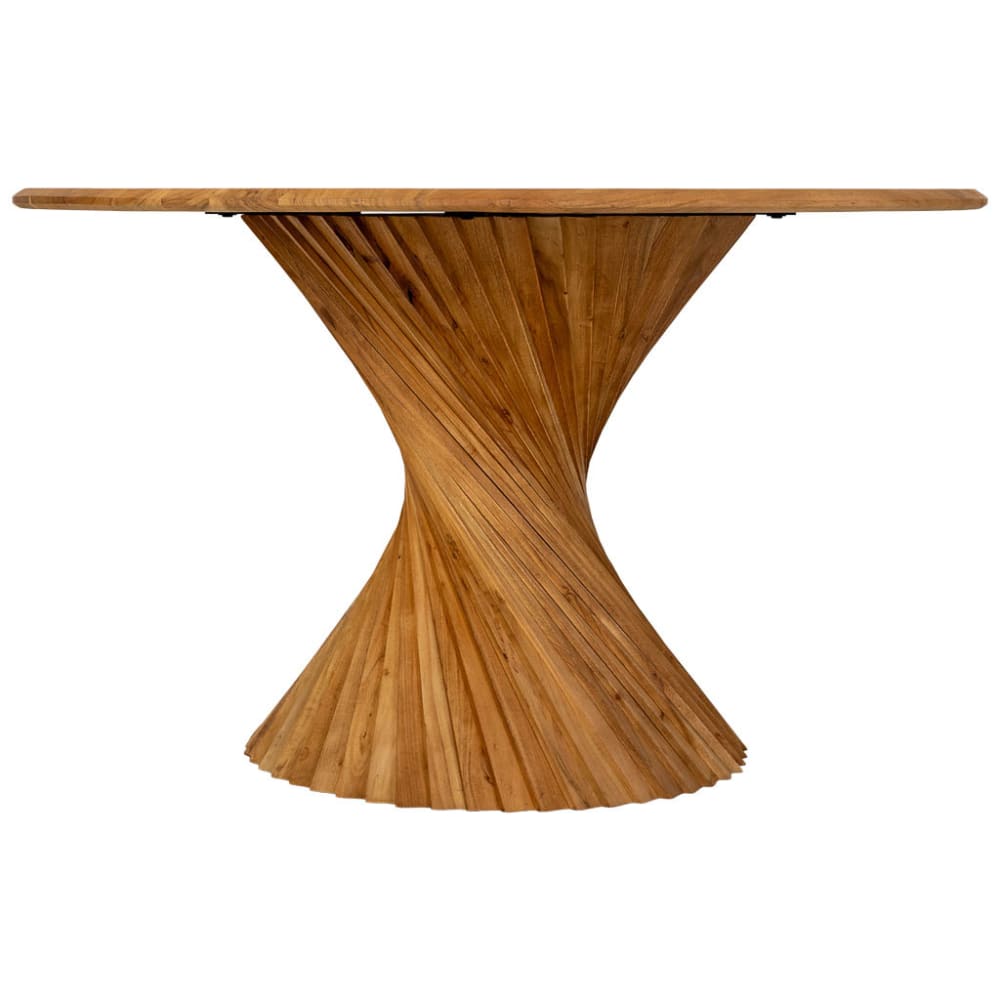 Holzesstisch, 130x130x75 cm, hellbraun - Maisons Du Monde