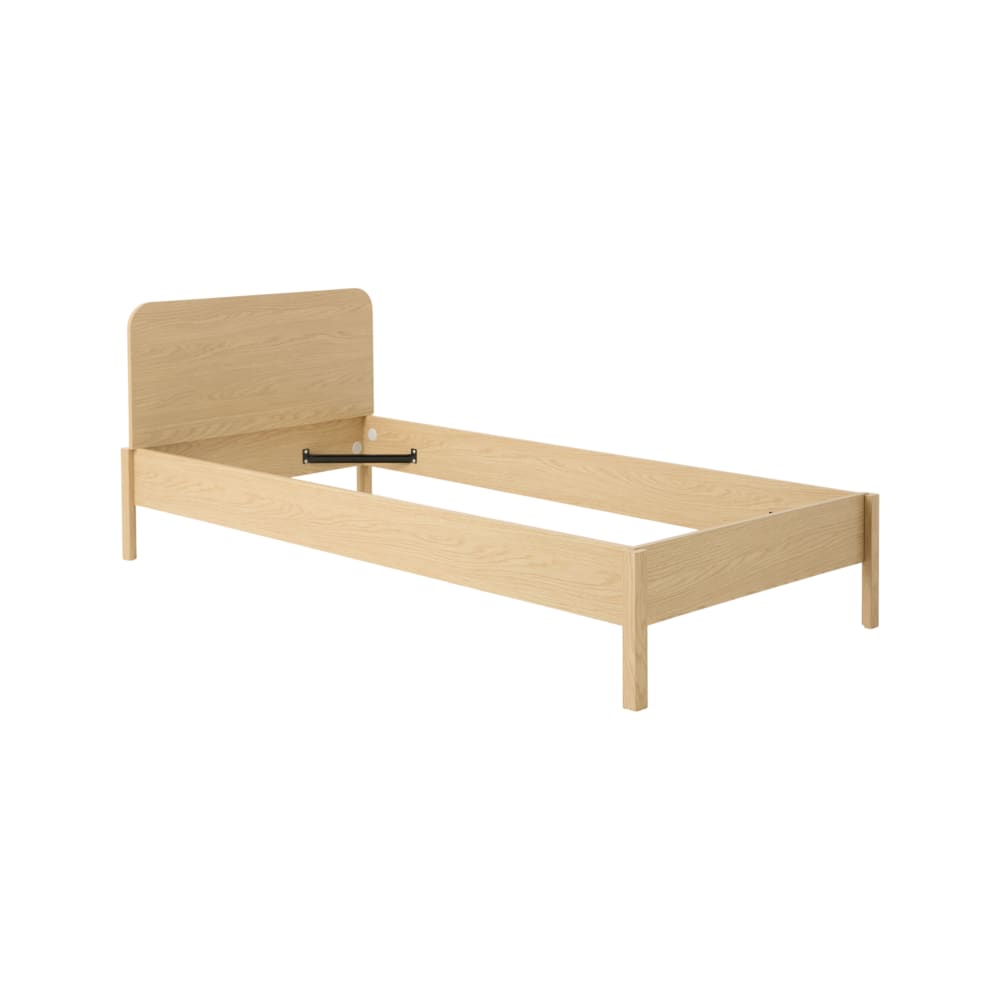 Lit effet bois clair - 190