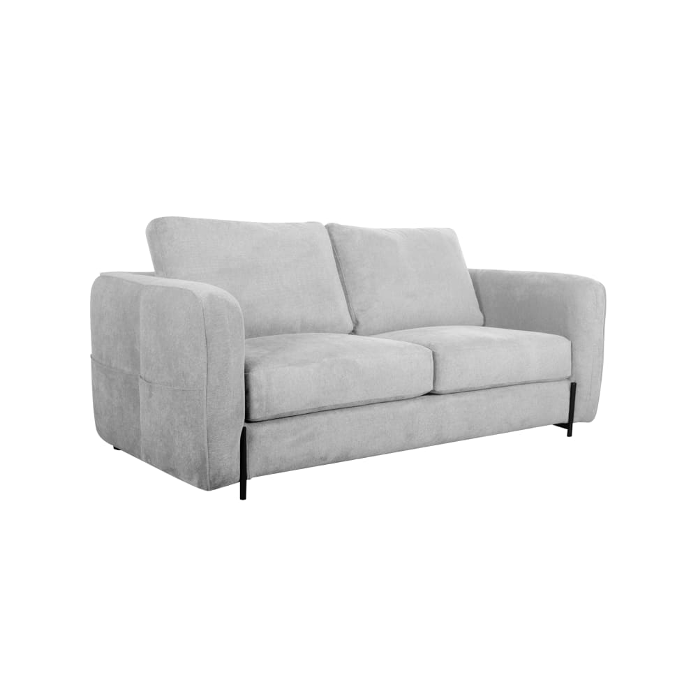 Canapé tissu 3 places gris clair — Beyit
