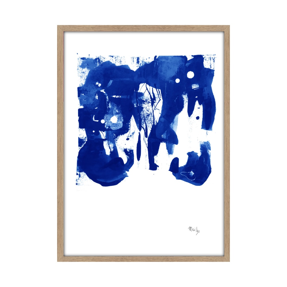 Tableau bleu klein cadre