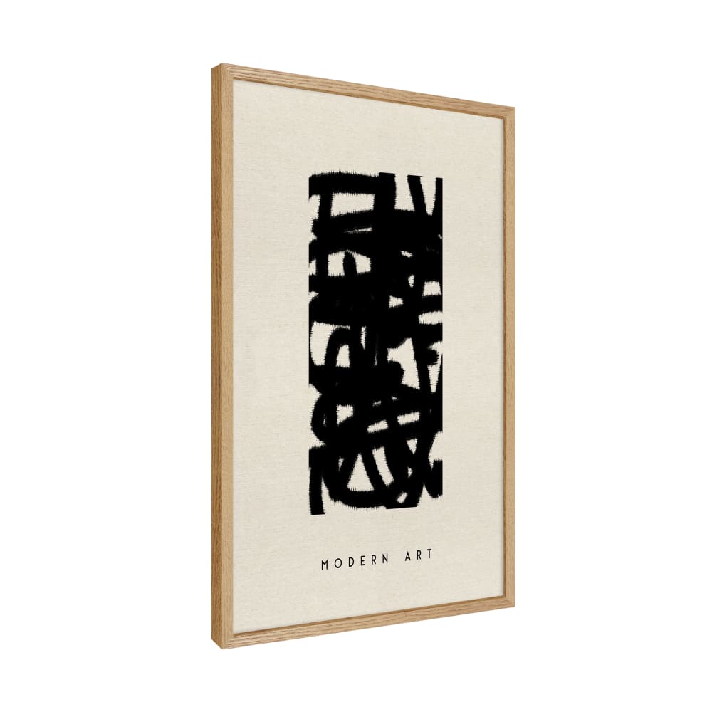 Tableau shape moulure en chêne massif 50 x 70 cm - Maisons du Monde