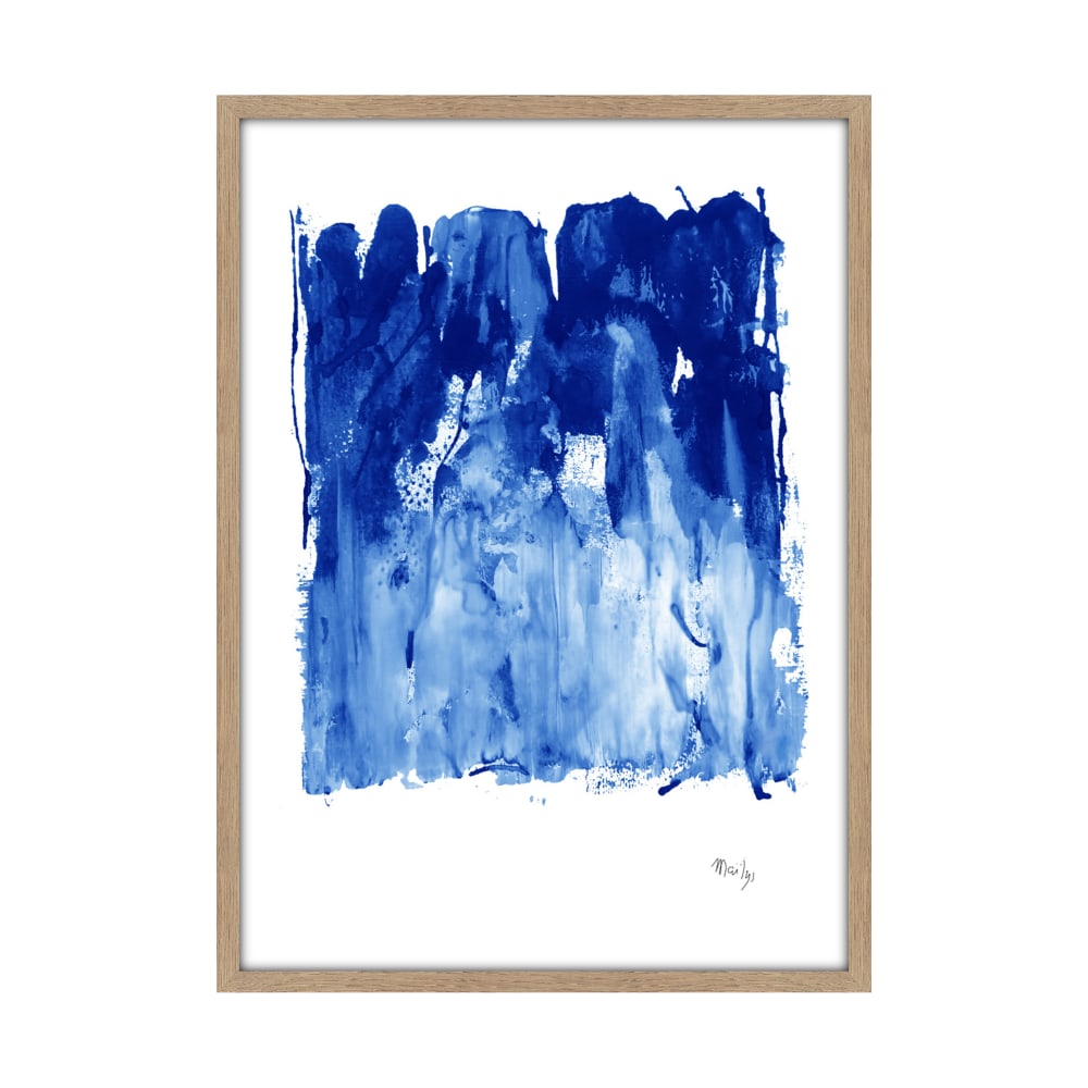 Tableau  bleu klein cadre