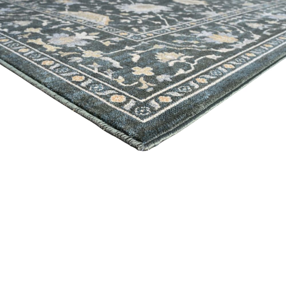 Tapis en polyester recyclé vert 120 x 170 cm — vue 3