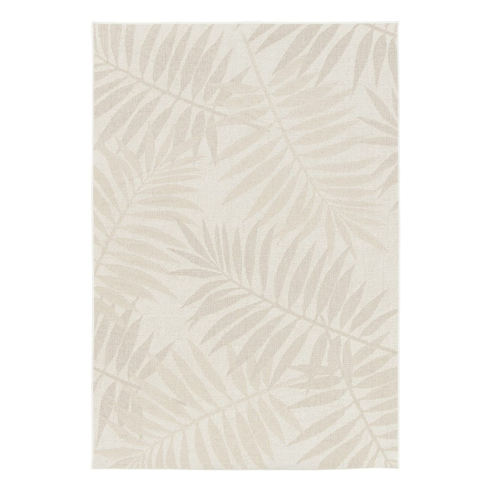 Tapis intérieur extérieur feuilles de palmier 160 x 230 cm