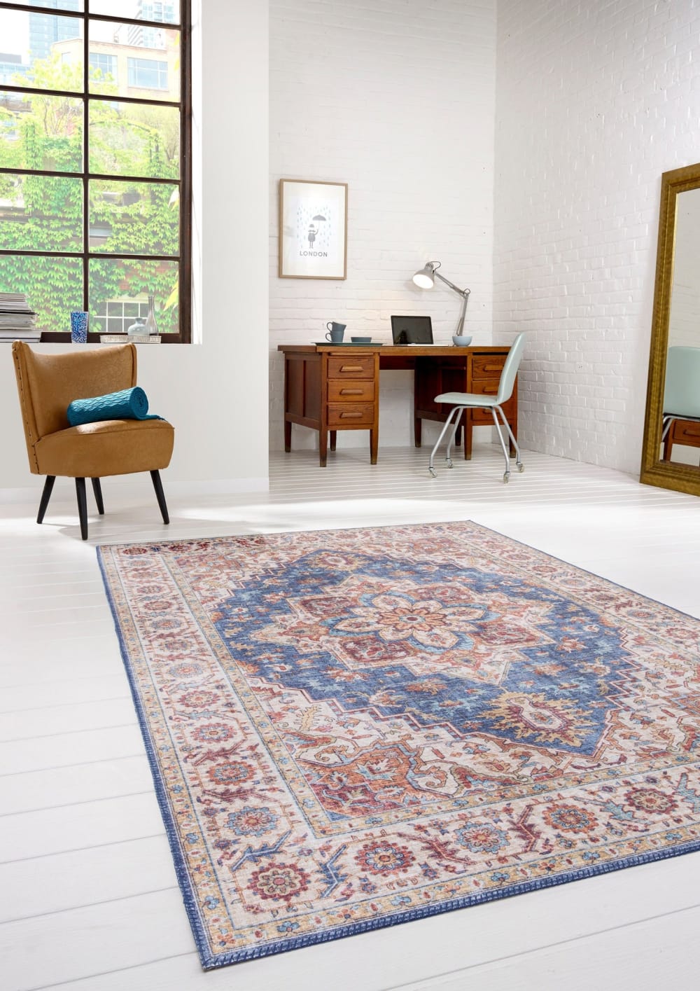 Tapis design finition couture anglaise 160 x 230 cm — vue 3
