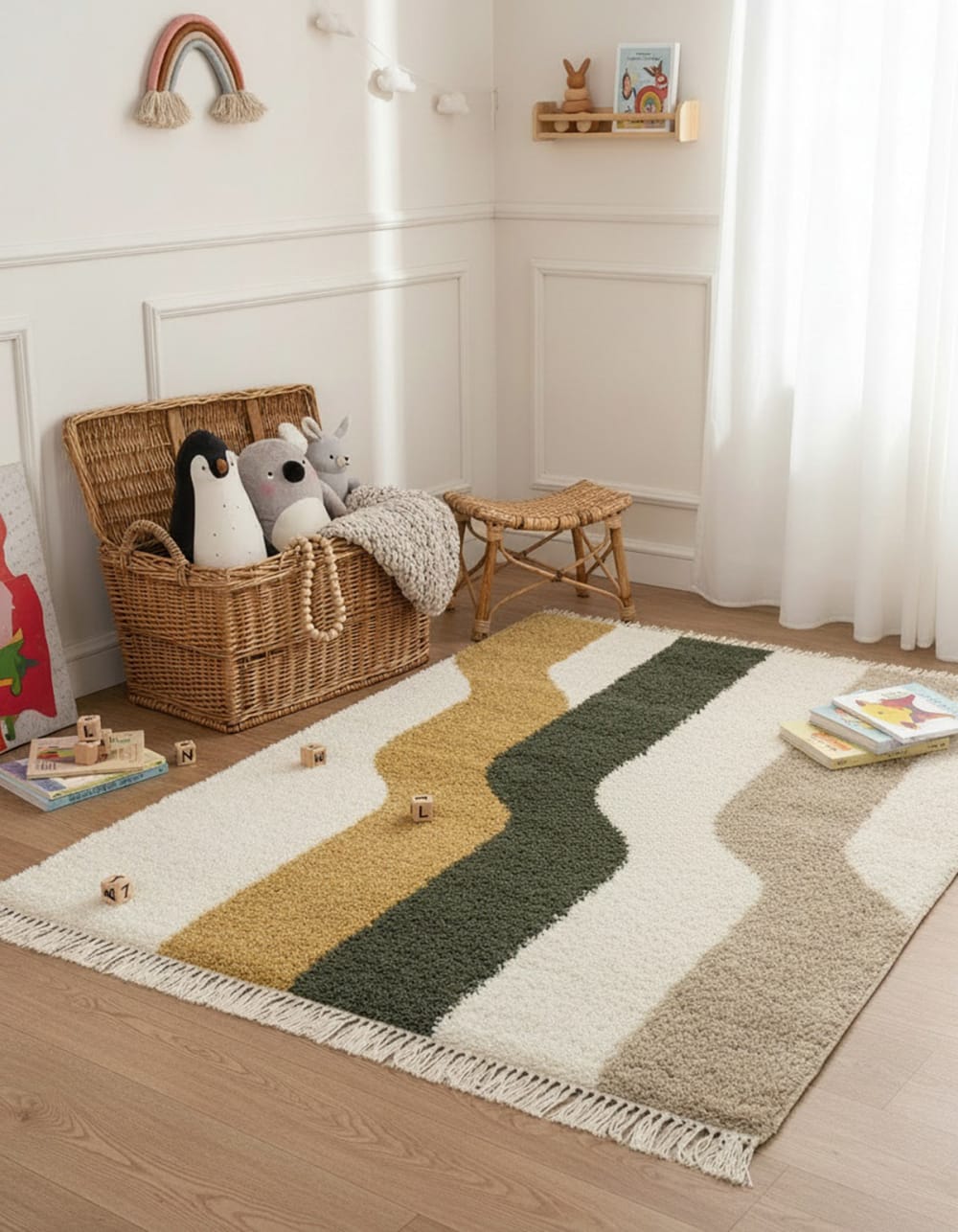 Tapis épais à franges 160 x 230 cm — vue 4