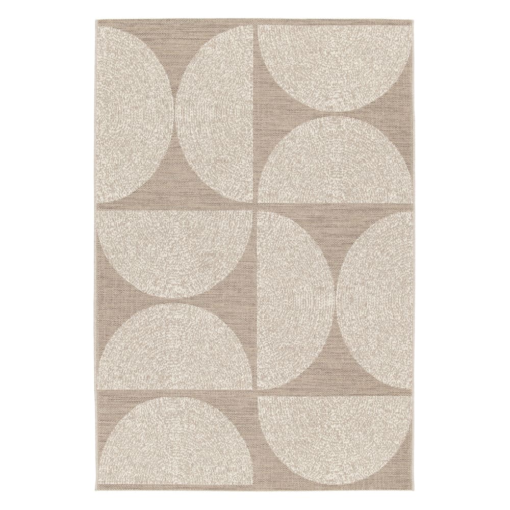 AFK Living Design Teppich für Innen und Außen 200 x 290 cm style modern Beige Öko-Tex Zertifikat Pp - Polypropylen