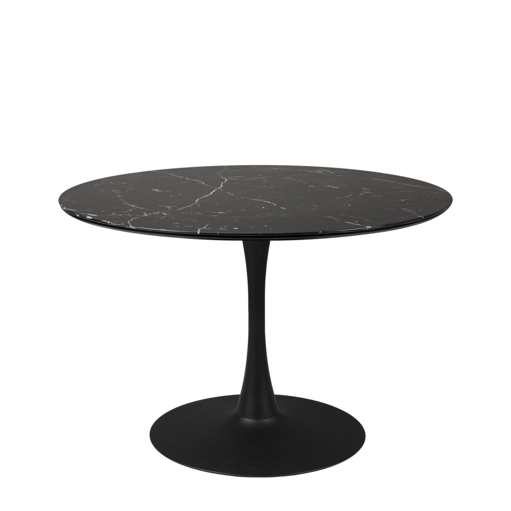 White label Esstisch Marmor D110, schwarz style modern - Marmor