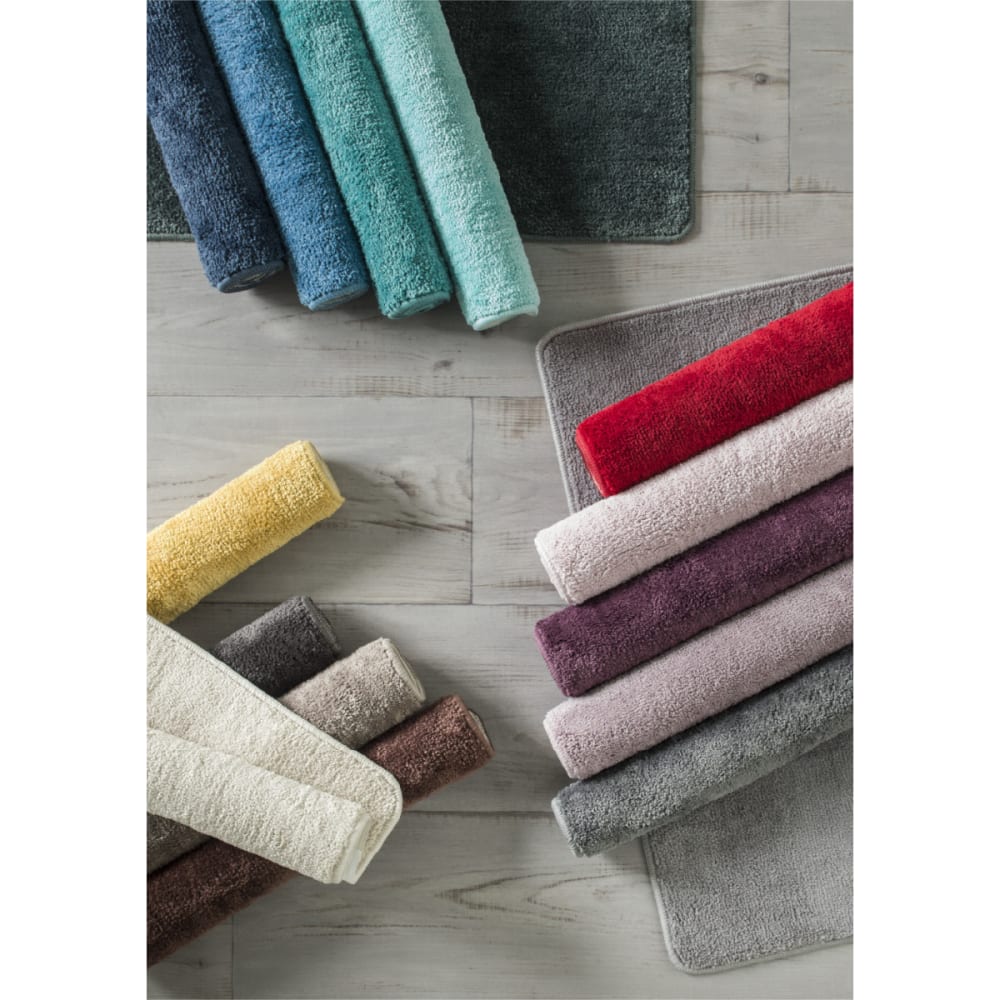 Tapis de bain uni 60x120 en polyester 60x120cm - Maisons du Monde