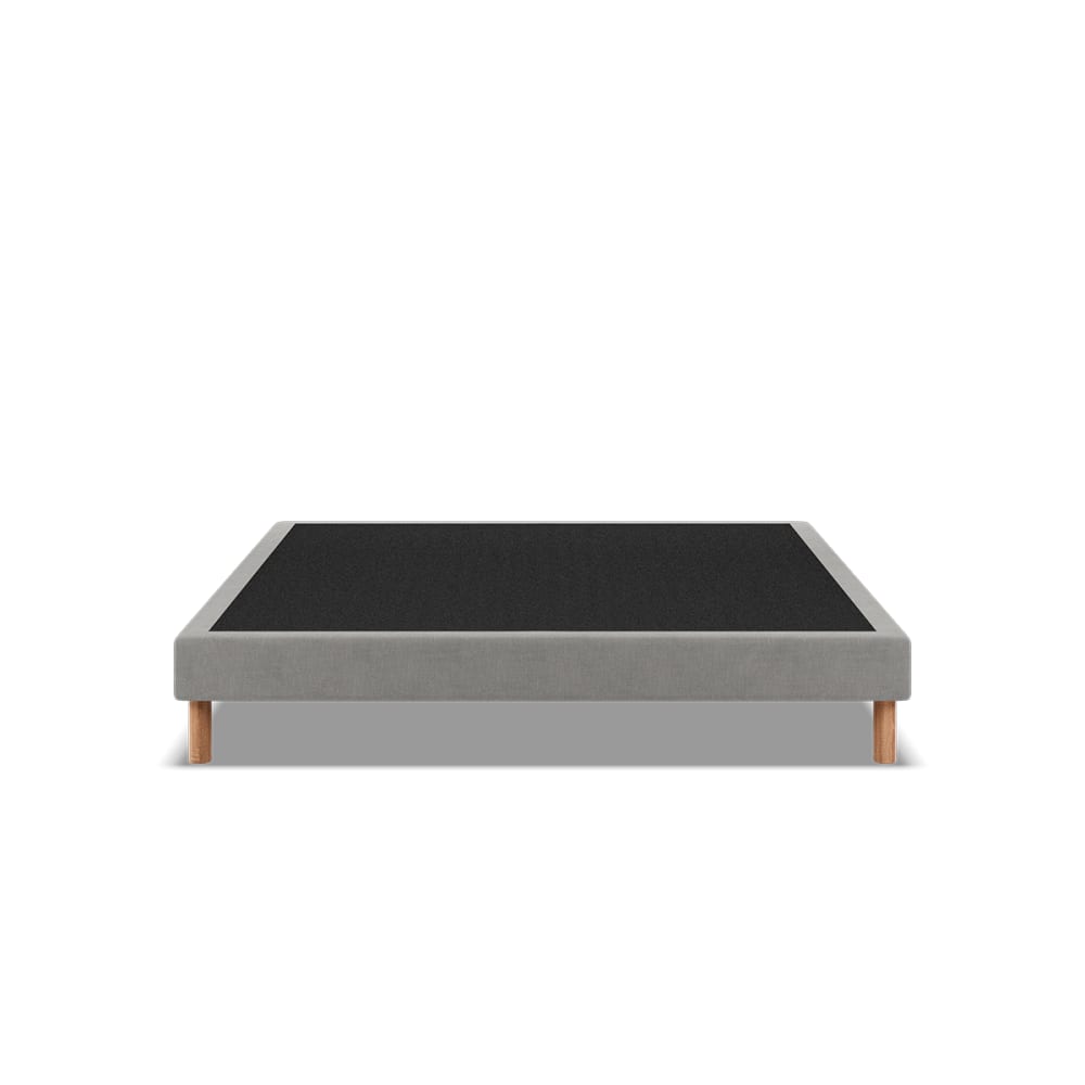 Sommier tapissier Kit gris 140x200 cm