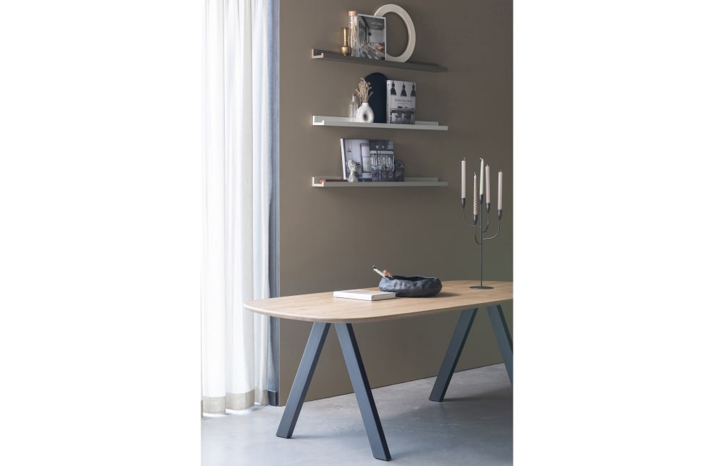 Tischplatte 220x100 aus Eiche , beige - Maisons Du Monde