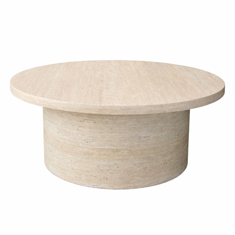 Table basse ronde plateau
