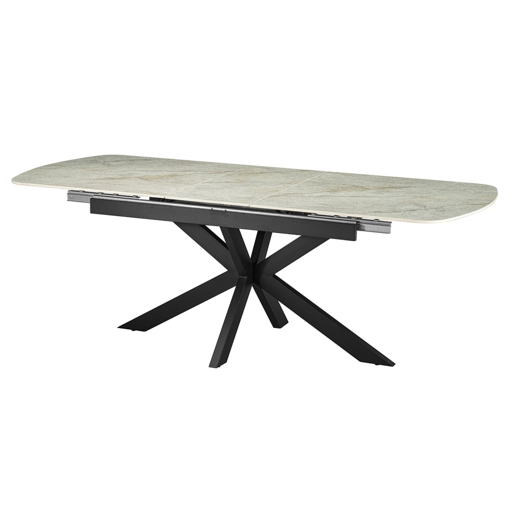 Table à manger extensible en pierre frittée  8 personnes