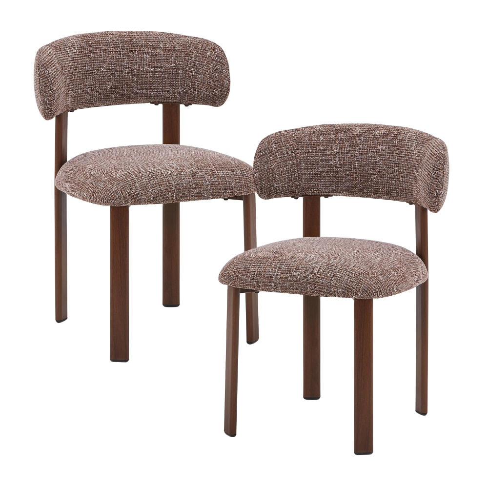 lot de 2 chaises en tissu