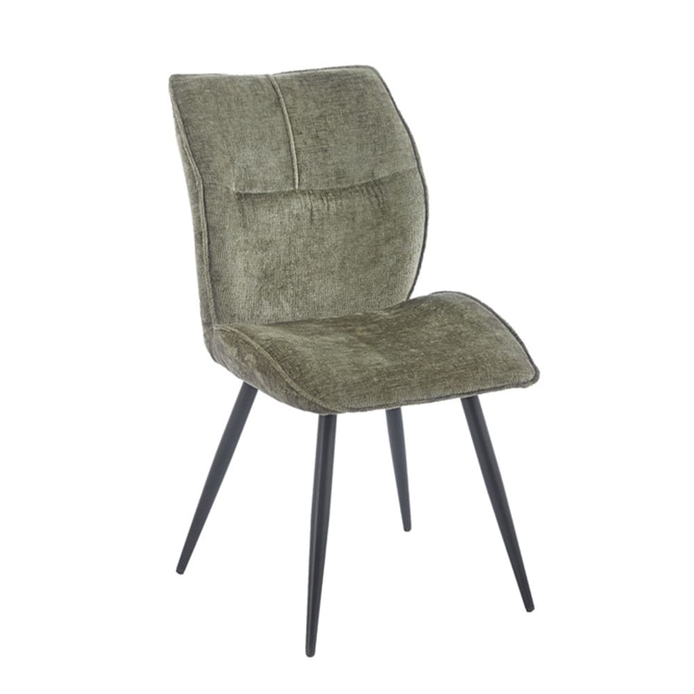 Lot de 2 chaises en tissu