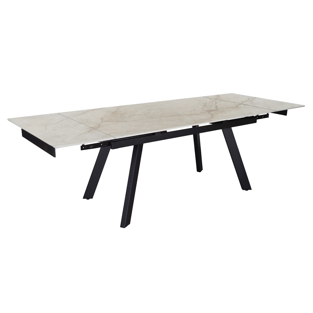 Table à manger extensible en pierre frittée  8 personnes