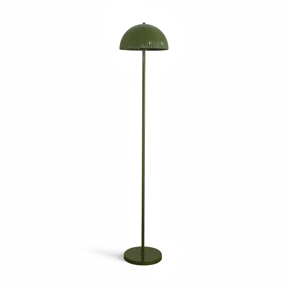Lampadaire en métal olive