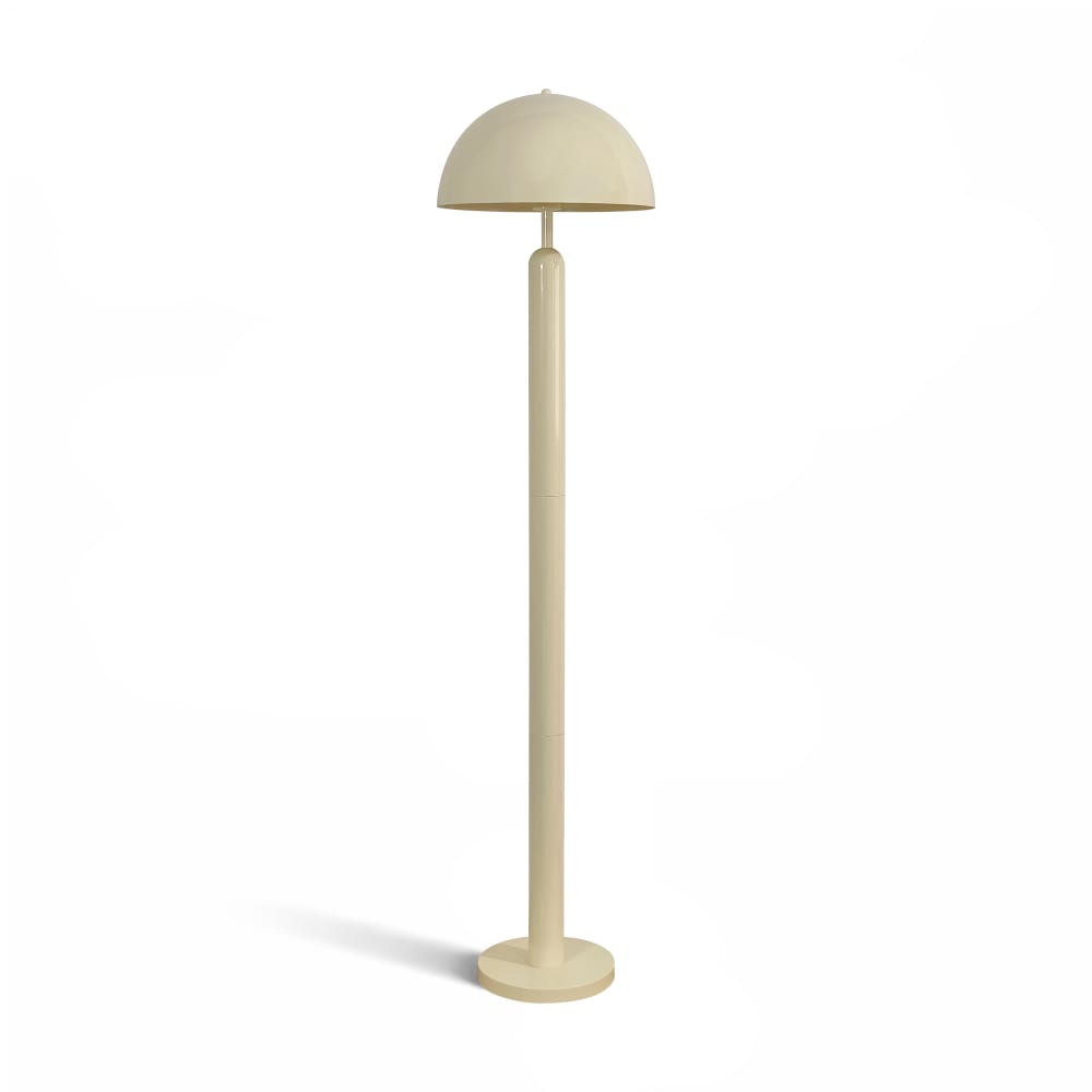 Lampadaire en métal crème