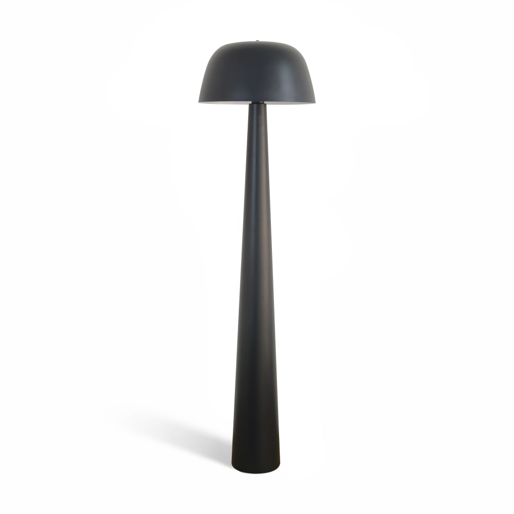 Lampadaire en métal noir