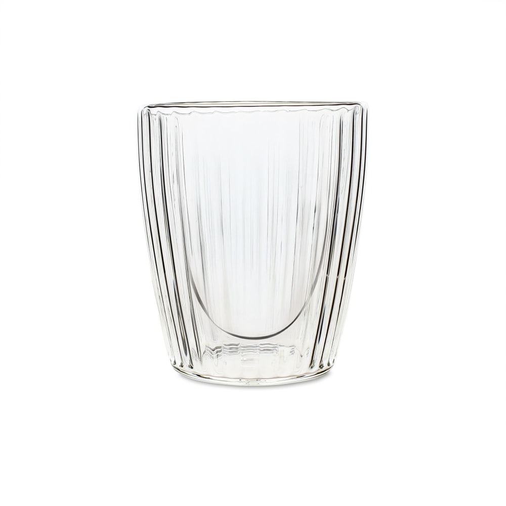 Lot de 2 tasses 25cl double paroi en verre borosilicate transparente - Maisons du Monde