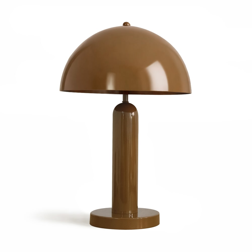 Lampe en métal moka