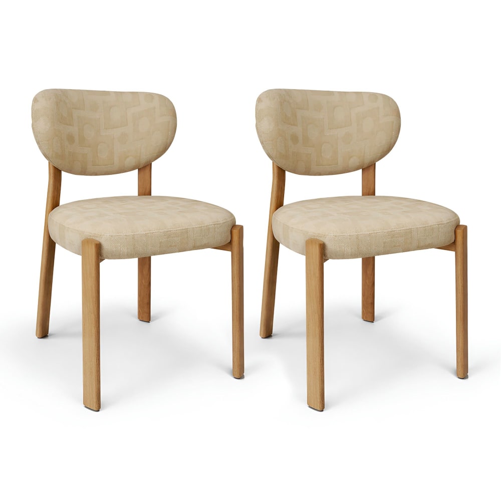 Lot 2 chaises table