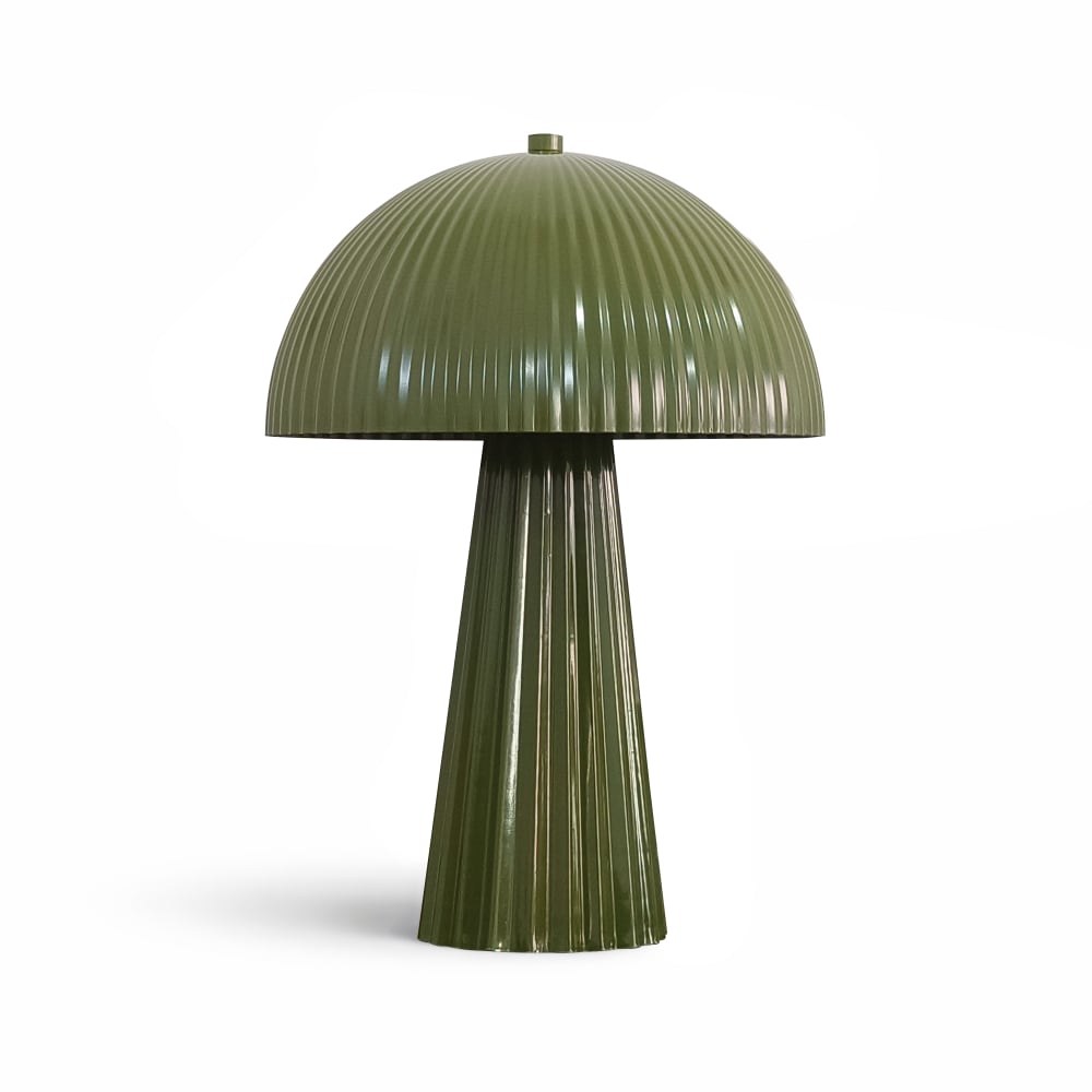 Lampe en métal olive
