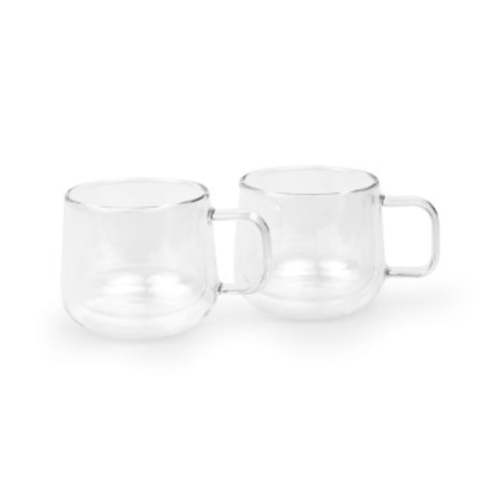 Lot de 2 verres à double paroi 350 ml Lot de 2 verres à double paroi 350 ml