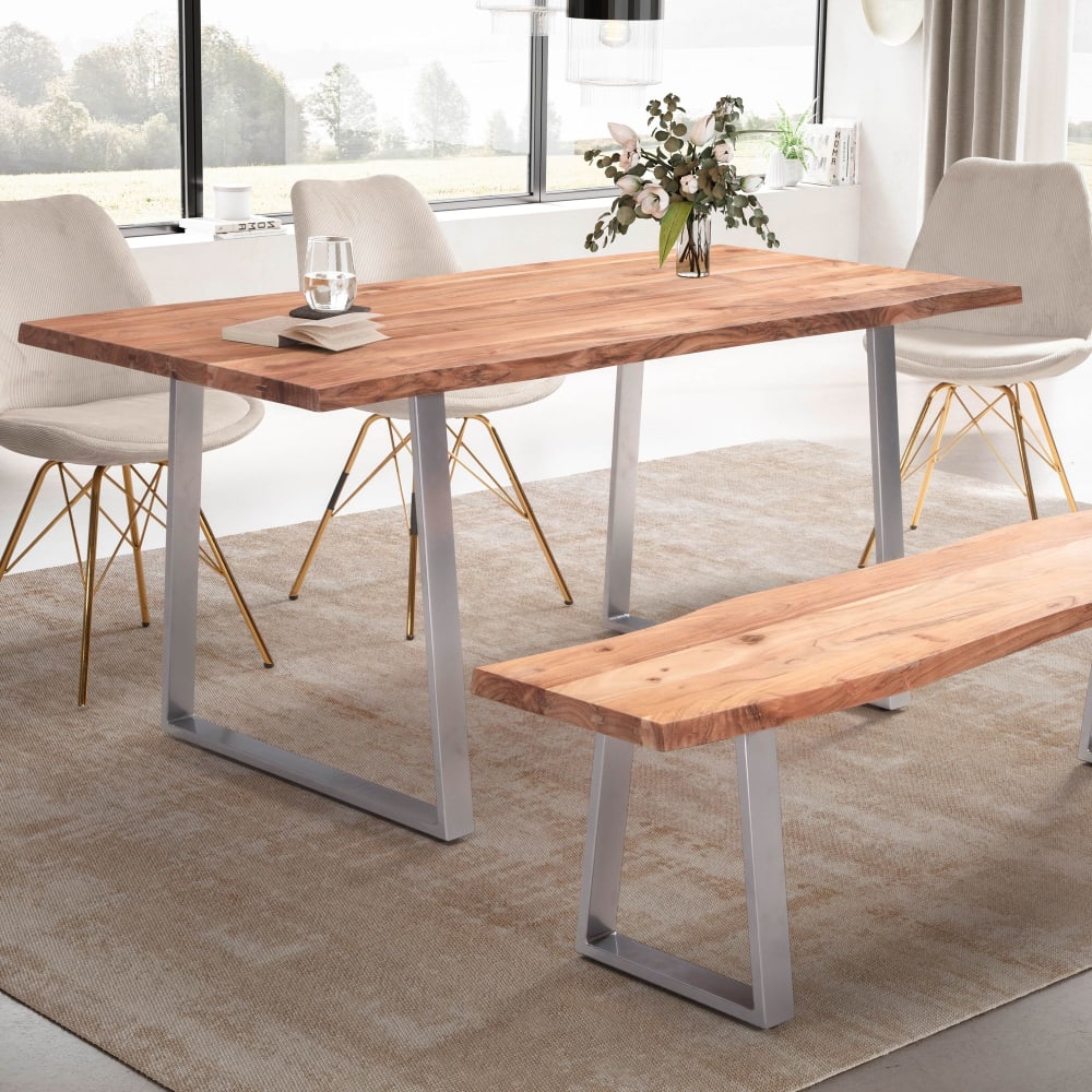Esstisch 180 cm aus Akazie Massivholz, Braun - Maisons Du Monde