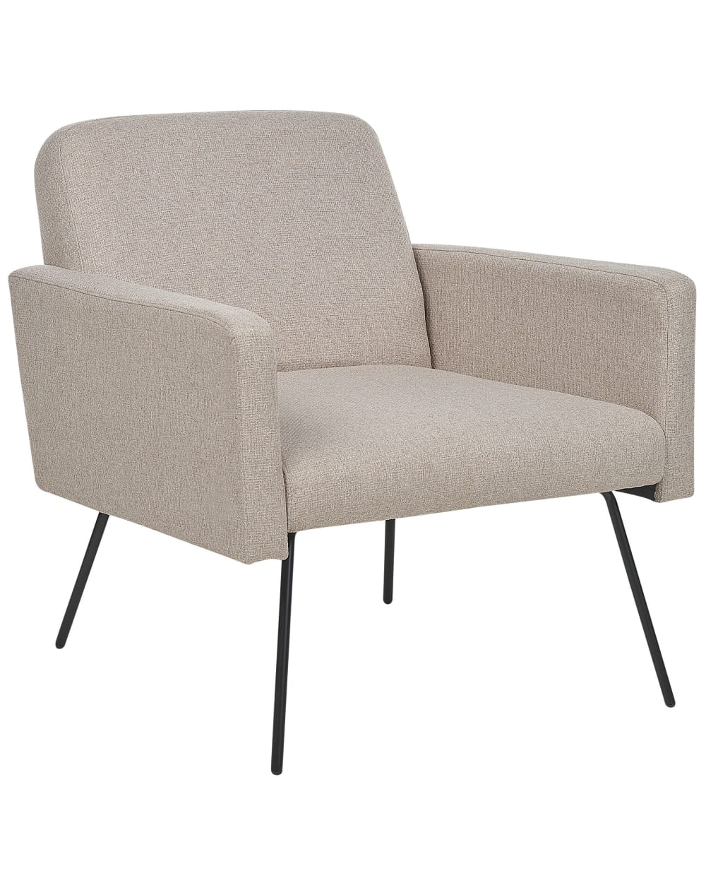 Sessel Aus Stoff 77Cm, Beige