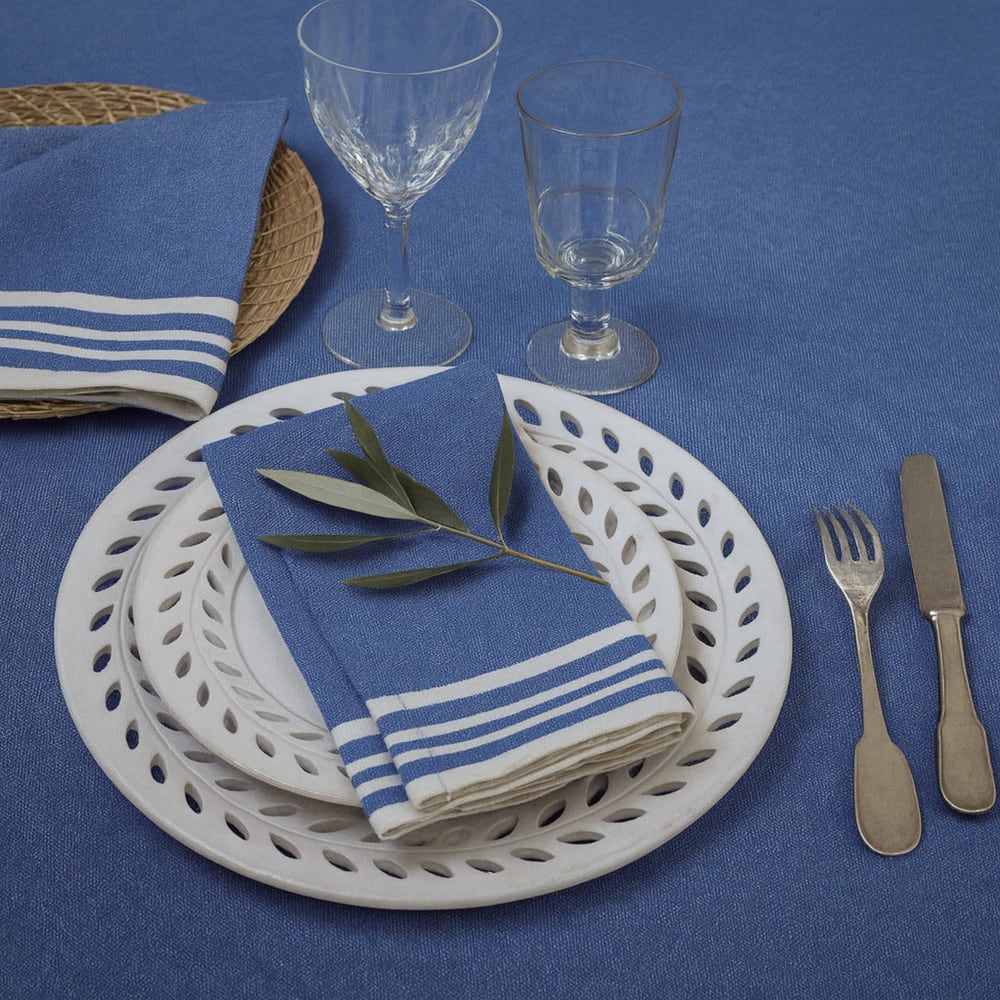 4er-set Stoffservietten aus Baumwolle 45x45 - Maisons Du Monde