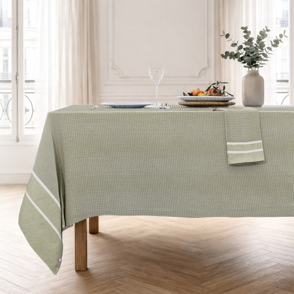 Nappe + 4 serviettes