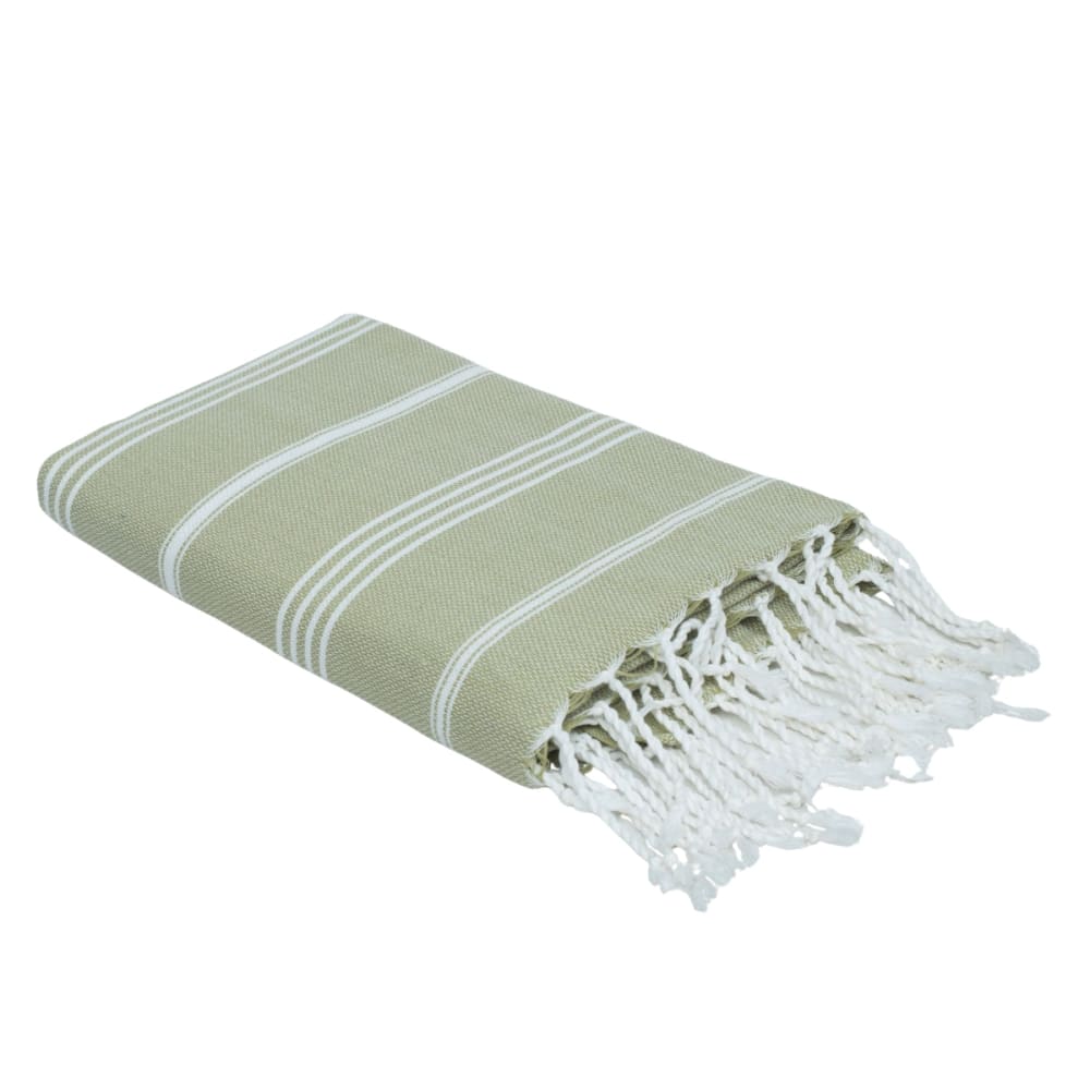Fouta paréo coton 100x200 vert amande