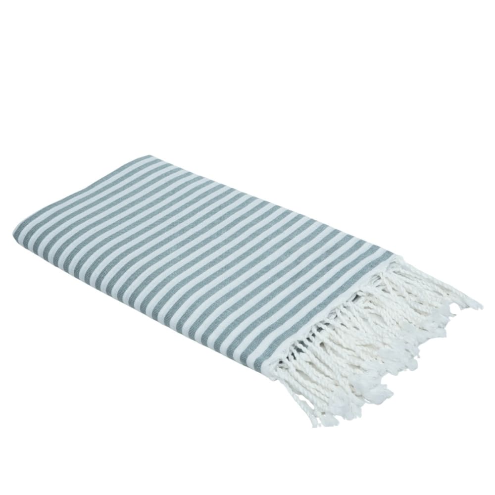 Fouta paréo coton 100x200 vert sauge