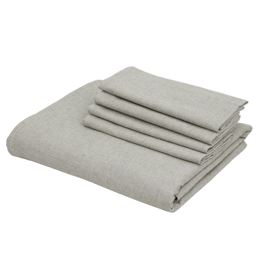 Tischläufer mit 4 stoffservietten aus Baumwolle 50x150 - Maisons
