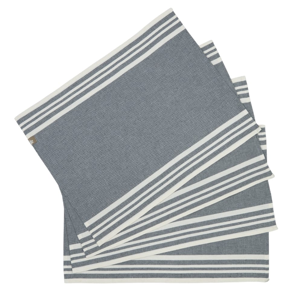 Set de table (x4) coton 35x50 gris moyen