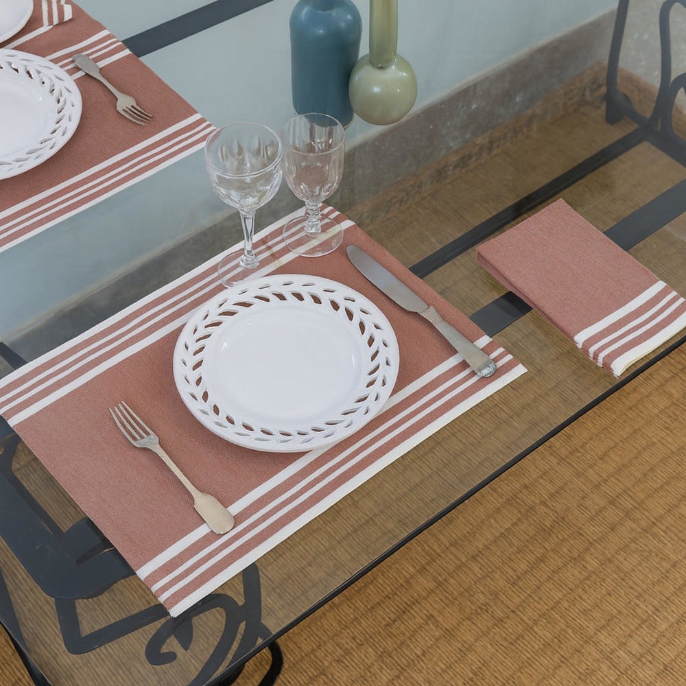 4er-set Tischsets aus Baumwolle 35x50 - Maisons Du Monde
