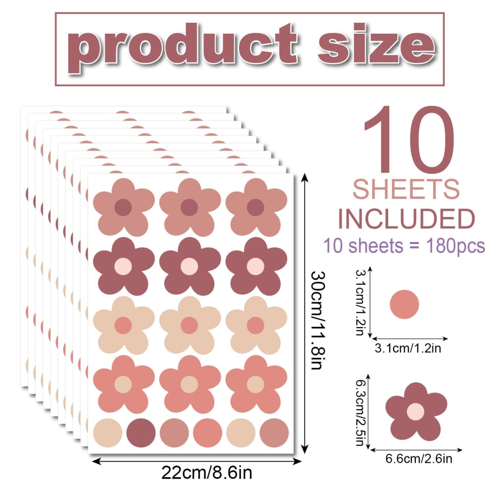 Sticker mural pour enfant motif fleur rose - Maisons du Monde