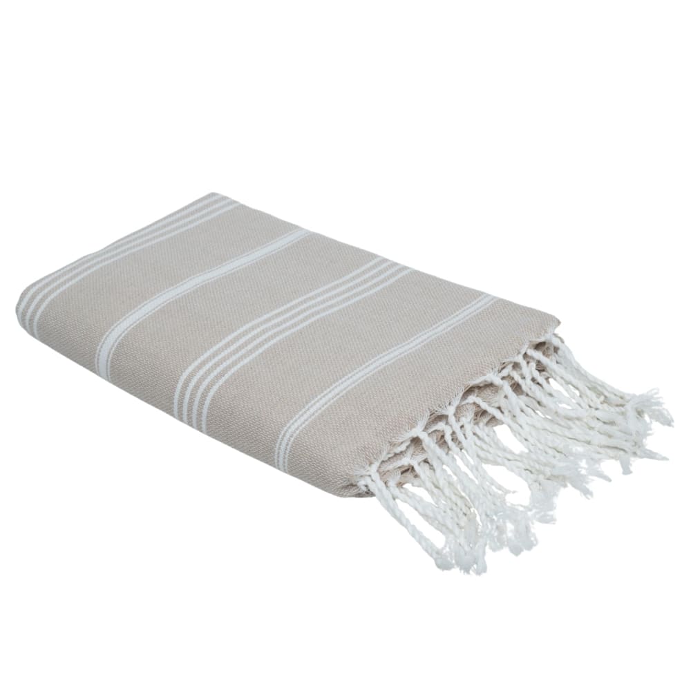 Fouta paréo coton 100x200 beige