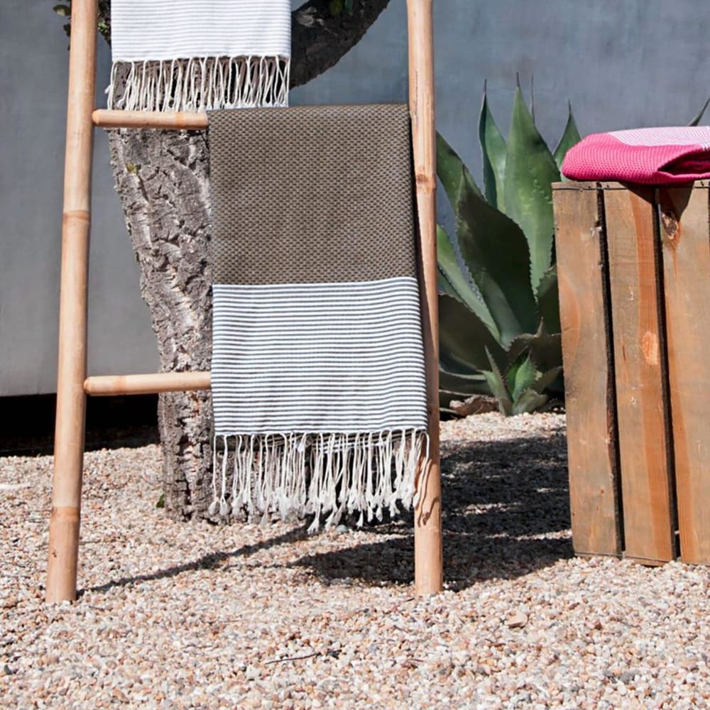 2er-set Bienenwaben-fouta aus Baumwolle 100x200 - Maisons Du