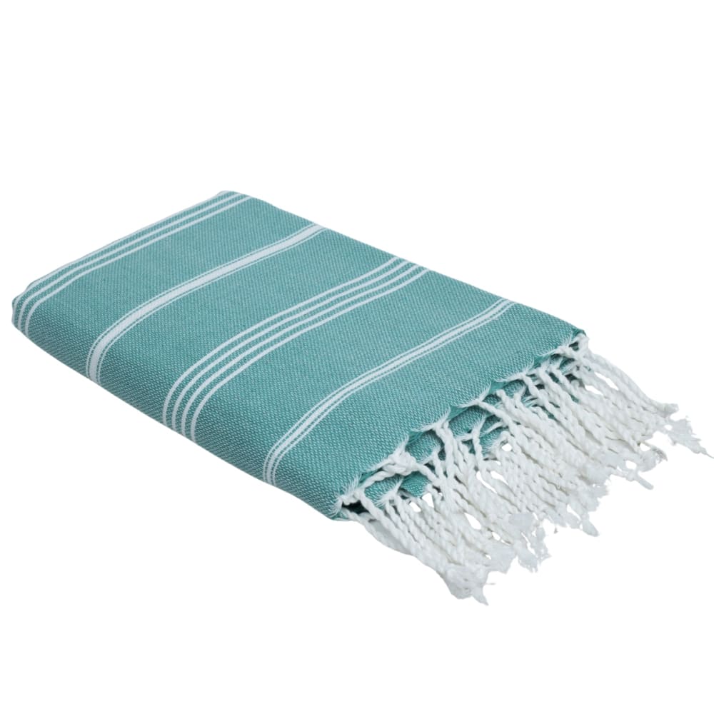 Fouta paréo coton 100x200 vert canard
