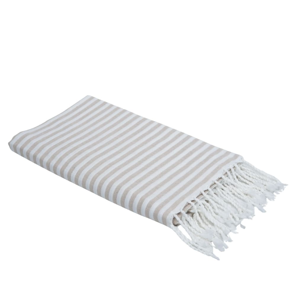 Fouta paréo coton 100x200 beige